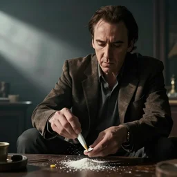 nicolas cage doing cocain