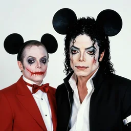 michael jackson ( cosplay mickey mouse ears ), nendroid, butcher billy style
