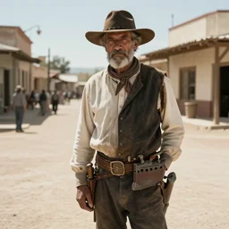 To the town of Agua Fria rode a stranger one fine day. Hardly spoke to folks around him didn't have too much to say. No one dared to ask his business no one dared to make a slip. For the stranger there among them had a big iron on his hip. Big iron on his hip.