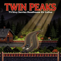 Twin Peaks tv series Roadhouse as a PS1 sidescroller video game
