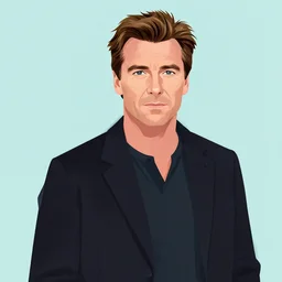 cell shaded pierce brosnan 0 0 7 llustration, art by laurie greasley