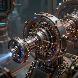 high tech sci - fi particle accelerator, mega structure, futuristic, 8 k texture, technology, render in octane, tilt - shift, canon, photo realistic, artstation, by peter gric, giger, enki bilal, artgerm, greg rutkowski