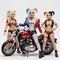 3 5 mm photograph of lady gaga in a harley quinn costume