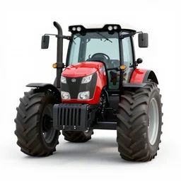 modular tractor, clean 3d render, octane render, isolated on a pure white background, centered, entire object in frame, sharp focus, soft studio lighting