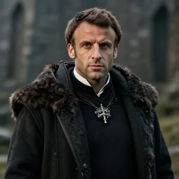 emmanuel macron as an orc, tolkien, macron, emmanuel macron, fantasy, sharp focus, uruk, ray tracing, natural light