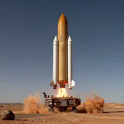 spacex module landing on mars