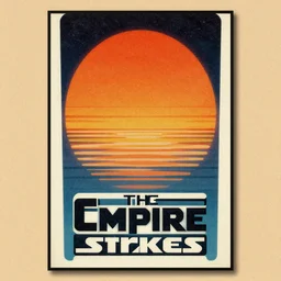 poster art, movie poster, retrofuturism, sci - fi, textured, paper texture, the empire strikes back by saul bass and paul rand, storm trooper, death star space station, ice planet, outer space