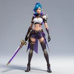 a girl from valorant with the appearance and armor of reyna, design, ingame photo, octane render, unreal engine 5