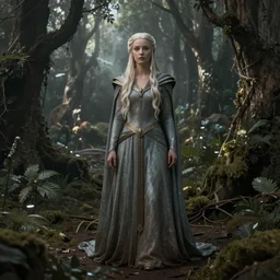 Galadriel's glade, detailed matte painting, cinematic, Alan Lee, Artstation