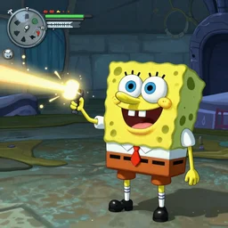 Spongebob in The Witcher 3, gameplay, 8k, HD