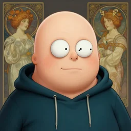 Eric Cartman, portrait, highly detailed, digital painting, artstation, concept art, sharp focus, illustration, art by artgerm and greg rutkowski and alphonse mucha