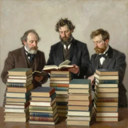 soft colorsphotograph imax and solomon joseph solomon and richard schmid and jeremy lipking victorian loose genre loose painting full stack of books, bookish, book lover