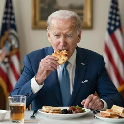 joe biden eating inflation for breakfast