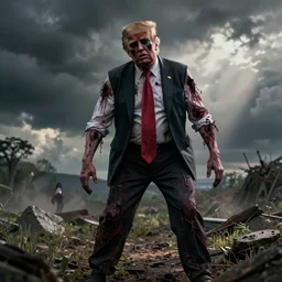 donald trump zombie
