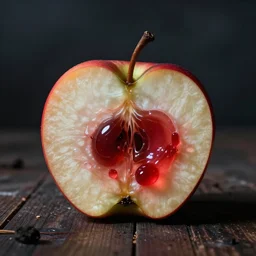 hemeglobin in a shape of an apple by margaret ann eden