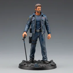 highly detailed 80mm resin figure model of  Citizens