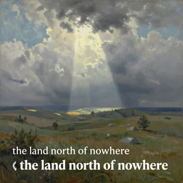 an ethereal esteban frances and peter doig painting titled'the land north of nowhere'