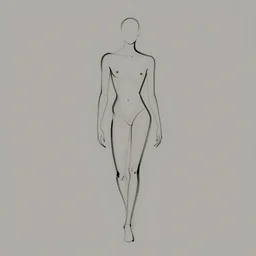 minimal thick paint brush strokes of a thin athletic male body posing, abstract minimalist line art, beautiful, flowing brush, matte paint colors, digital art trending on artstation