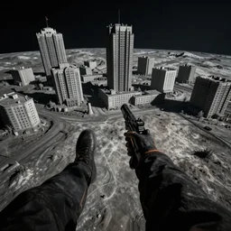 3 rd person stealth game about a soviet city on the moon unreal engine 5