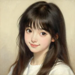a detailed portrait of a cute anime girl, smile coy, painting by gaston bussiere, craig mullins, j. c. leyendecker