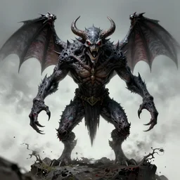 Eldritch Monster in the style of Peter Konig