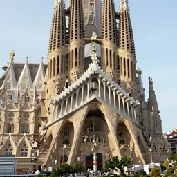 sagrada familia, architectural model, tilt / shift, octane render, highly detailed