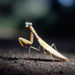 a photo of a scorbunny mantis in its natural habitat, kodak ektachrome e 1 0 0 photography