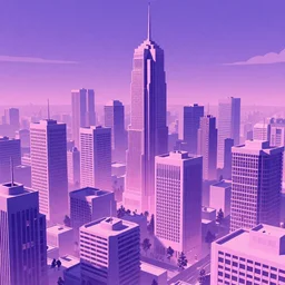 cyber city, by craig mullins, by marc simonetti, purple pink color scheme, vivid, neon signs, colorful color scheme, deco architecture