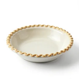 hand-painted pie dish, 8k product photo, isolated on a pure white background, centered, entire object in frame, sharp focus, soft studio lighting