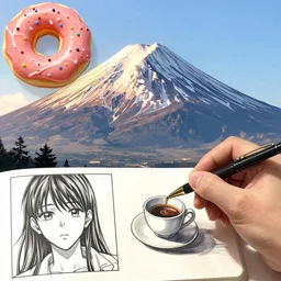 🖊️, seinen manga :☕!!!!🍩🌞; 🏔️🌄;