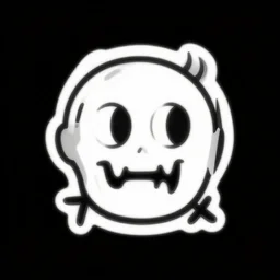 a freaky freak, digital art, iconic icon, 2 d vector logo, cartoon, t - shirt design