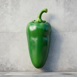 brutalist structure in the shape of a jalapeno, urban photography