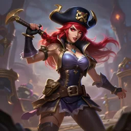the new league of legends skin for Miss Fortune is called Demon Pirate