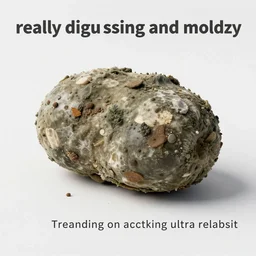 “ really disgusting and moldy food, photorealistic, trending on artstation, octane rendering, 3 d art, ultra realistic ”