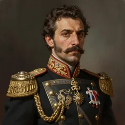 portrait of a turkish man wearing a traditional nineteenth century ottoman empire military uniform, metal shoulder pauldrons, intricate, highly detailed, digital painting, artstation, concept art, sharp focus, cinematic lighting, illustration, art by artgerm and greg rutkowski, alphonse mucha, cgsociety