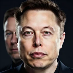 black elon musk, perfect faces