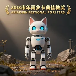 a robot cat