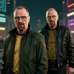 los polos hermanos from breaking bad, luxury, 4 k, high detail, unreal engine, cyberpunk, blur, art station 5