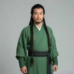 ultra detailed full body portrait of an earthbender king, long braids, stubbles, green clothes, cinematic lightning, bright colors, intricate, masterpiece, photorealistic, hiperrealistic, sharp focus, high contrast, artstation hq, deviantart trending, 8 k uhd, unreal engine 5, unity engine, post production w 7 6 8
