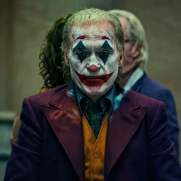 film still of Joe Biden as joker in the new Joker movie