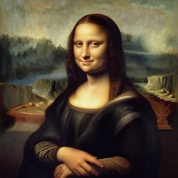 a striking hyper real painting of Elle Fanning by da Vinci