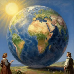 kauai springtime, universe is a spheroid region 7 0 5 meters in diameter, sunlight study, by jan davidsz de heem and ( ( ( ( ( lisa frank ) ) ) ) ) and frederic edwin church, art nouveau, oil - painting, 3 d render, 8 k, extreme detail, sharp focus, octane render