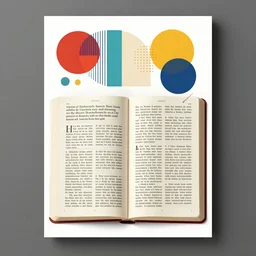 Abstract design poster of the Bible