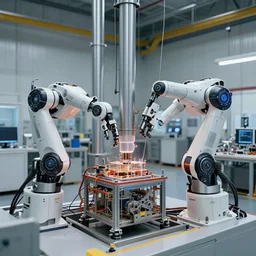 sci if robot building facility