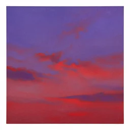 expressive oil painting of the sky with purple and red colors, h - 1 0 2 4