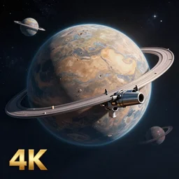 planet shhotig gun, 4k, photorealistic