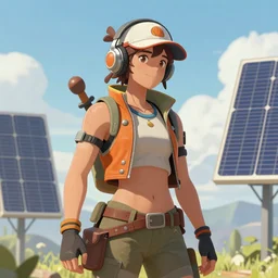 solarpunk human, cgsociety, ArtStation
