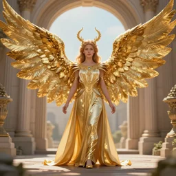 army of angels before the gates of paradise, details, hyper real, unreal engine 5, octane render, no blur, symmetrical, beautiful lighting, post processing, hd resolution