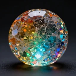 highly detailed realistic photo of medium size rainbow colored transparent stones glowing from behind, dark background, vibrant colors, award winning masterpiece photography, hyper realistic, concept art, 8 k detail post - processing