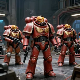 color film still, space marines in the settlement facility ; alien 2 ( 1 9 8 6 )